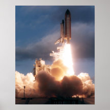 Launch of Space Shuttle Atlantis (STS-74) Print