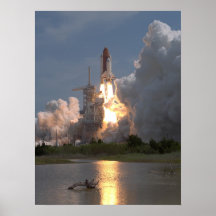Launch of Space Shuttle Columbia (STS-55) Posters