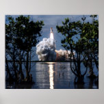 Launch of the Space Shuttle STS-80 Posters