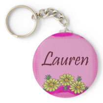 Lauren Daisy Keychain