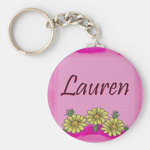 Lauren Daisy Keychain