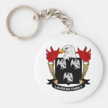 Laurens Family Crest Keychains