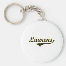Laurens Iowa Classic Design Keychain