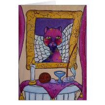 L'Autel Du Chat Greeting Cards