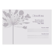 Lavendar Flora Business Cards