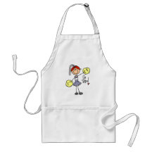 Lavender Cheerleader Tshirts and Gifts Apron