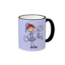 Lavender Cheerleader Tshirts and Gifts Coffee Mugs