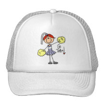 Lavender Cheerleader Tshirts and Gifts Mesh Hat