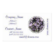 Lavender Herbs Business Cards