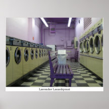 Lavender Laundrymat Posters