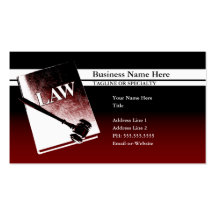 law book business cards