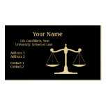 Law Businesscard Black Business Card Template