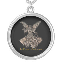 Law enforcement St. Michael Custom Necklace