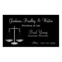 Law Office Business Card