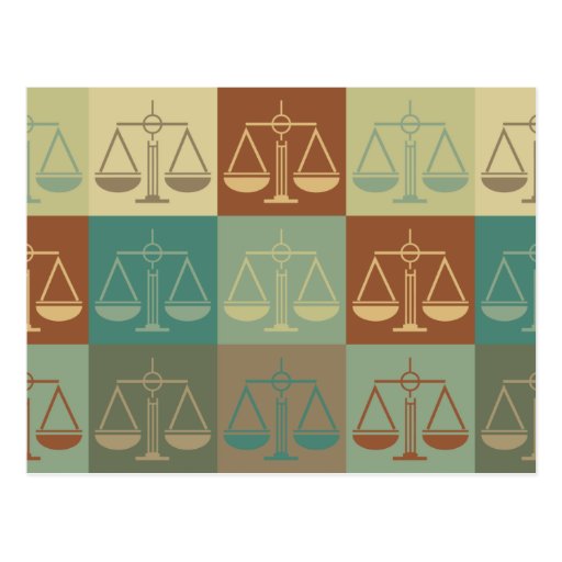Law Pop Art Postcards