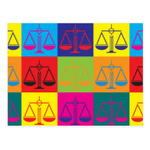 Law Pop Art Postcards