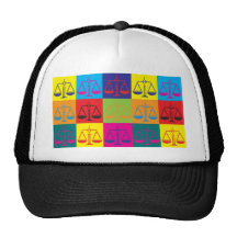 Law Pop Art Trucker Hats