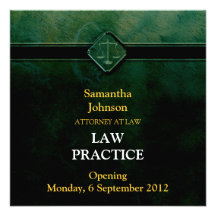 Law Practice Green Opening Announcement