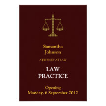 Law Practice Opening Announcement