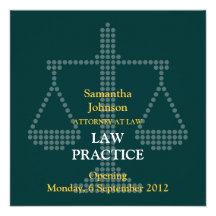 Law Practice Opening Announcement