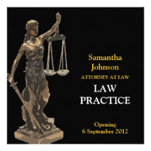 Law Practice Opening Announcement