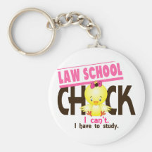 Law School Chick 1 Key Chain