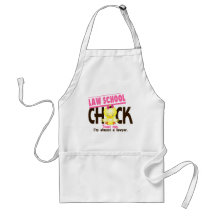 Law School Chick 3 Aprons