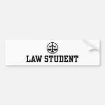 Law Student Bumper Stickers
