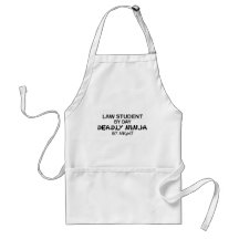 Law Student Deadly Ninja Aprons