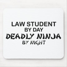 Law Student Deadly Ninja Mousepad
