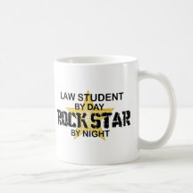 Law Student Rock Star Coffee Mugs