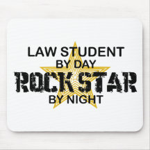 Law Student Rock Star Mouse Mats