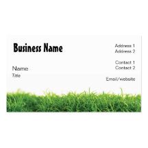 Lawn Care Business Card