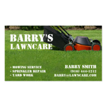 Lawn Care or Landscaping business card