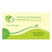 Lawn Maintenance Business Cards