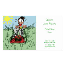 Lawn Mowing Business Card