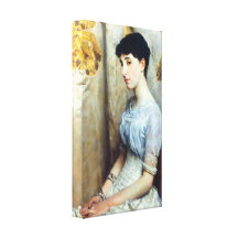 Lawrence Alma-Tadema - Portrait of Alice Lewis Stretched Canvas Prints