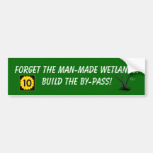Lawrence Kansas Wetlands - Customised Bumper Sticker