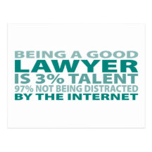 Lawyer 3% Talent Post Cards