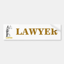 LAWYER BUMPER STICKER
