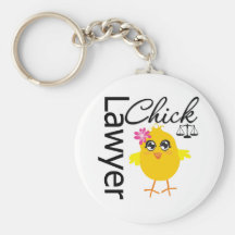 Lawyer Chick Keychain