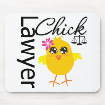 Lawyer Chick Mouse Mats