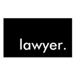 lawyer. (colour customisable) business card