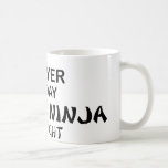 Lawyer Deadly Ninja by Night Coffee Mug