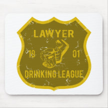 Lawyer Drinking League Mouse Mats