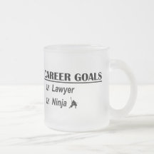 Lawyer Ninja Career Goals Mug