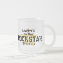 Lawyer Rock Star by Night Mug