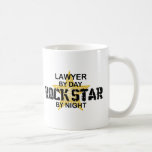Lawyer Rock Star by Night Mug