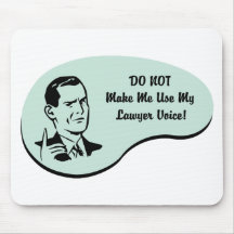 Lawyer Voice Mouse Pad