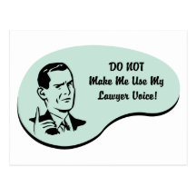 Lawyer Voice Post Card